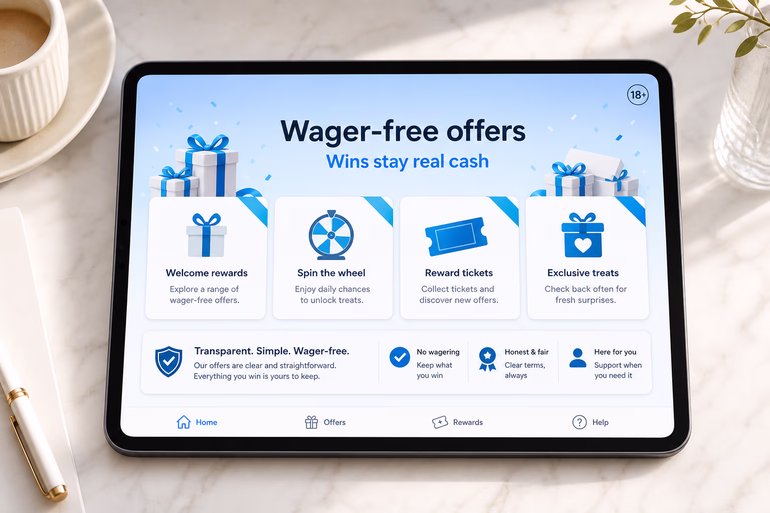 Overview of the PlayOJO online casino