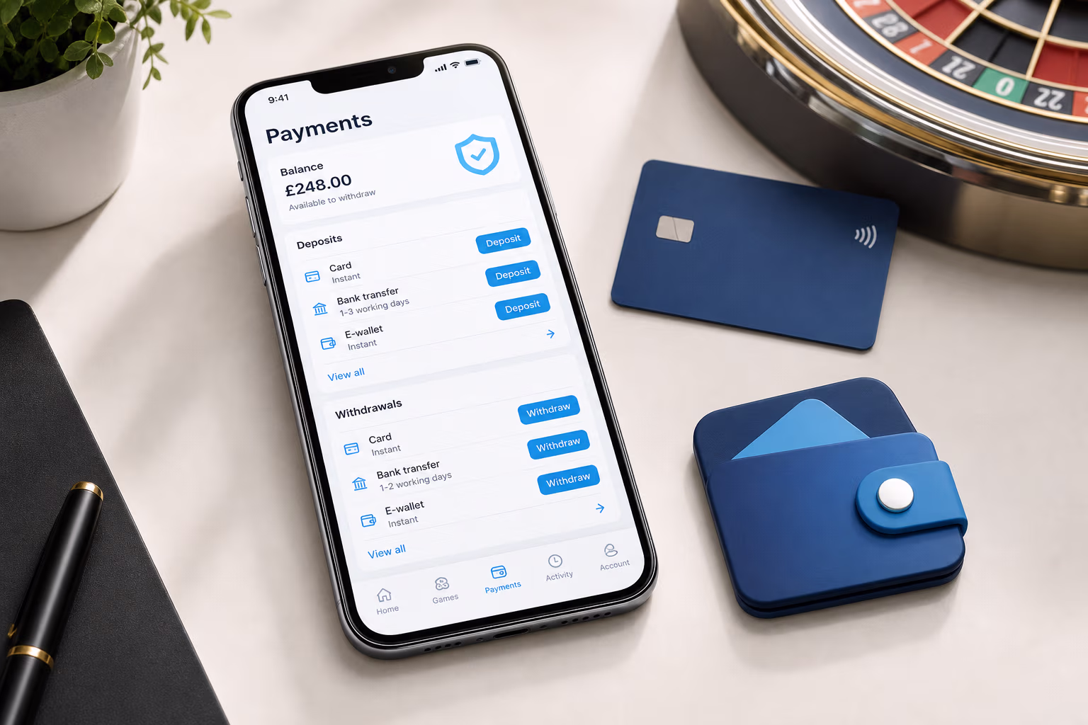 New customer offers and account setup